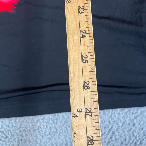 Susan Graver Cardigan Sweater Women 3X Red Black Open Front Floral Plus Size - Picture 10 of 10